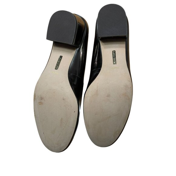 Metallic Silver Mary Jane Block Heels By Louise Et Cie Size 8.5M / 38.5 - Picture 7 of 12